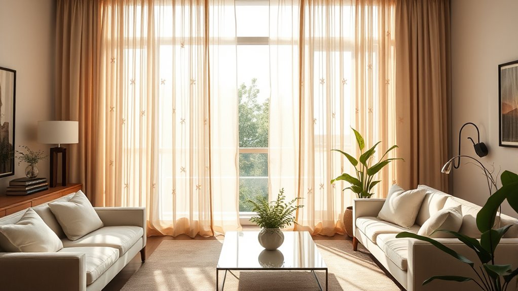 elegant light filtering curtains
