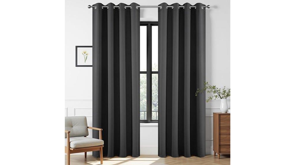 extra long blackout curtains