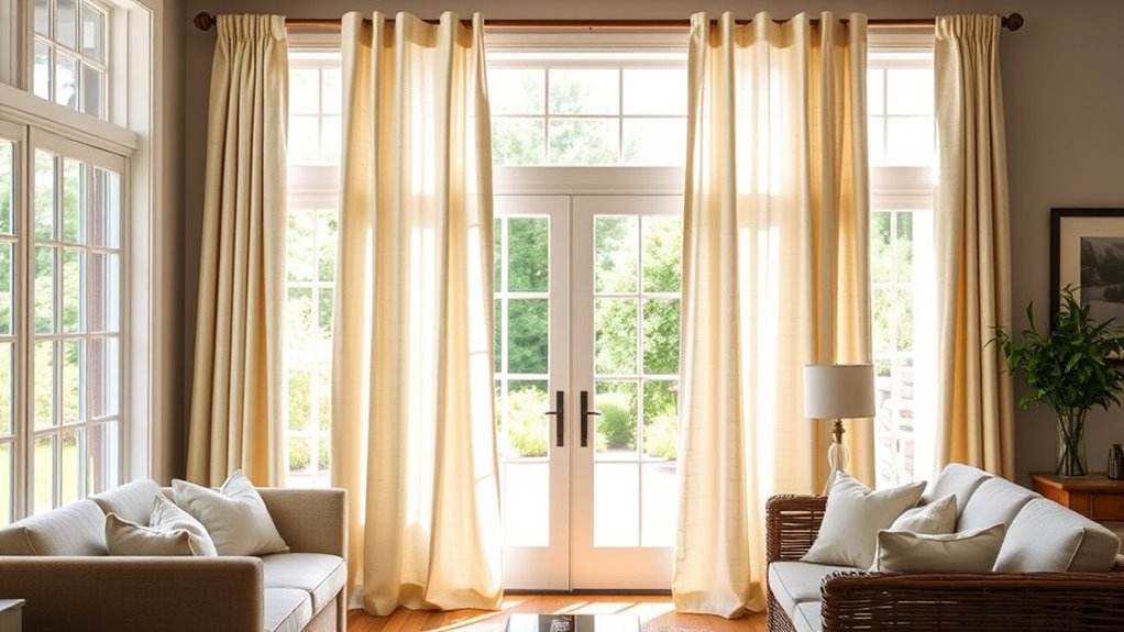 fabric light design installation