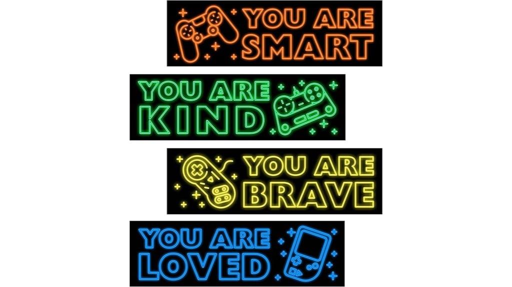 glow in the dark gamer decals