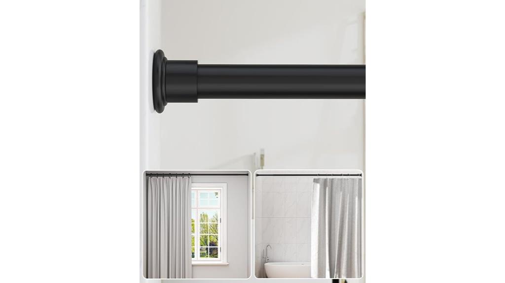 heavy duty tension shower rod