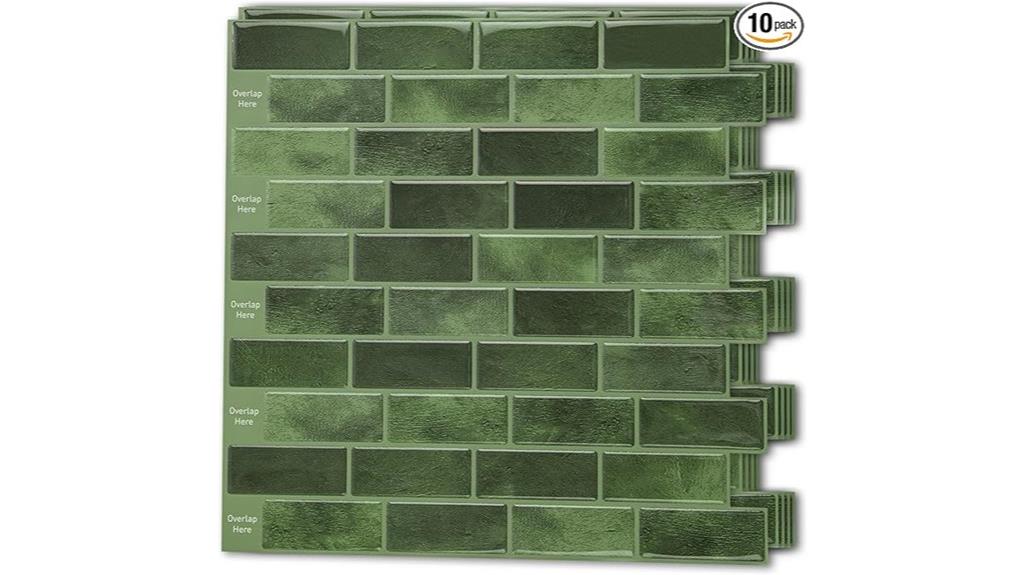 jade green backsplash tiles