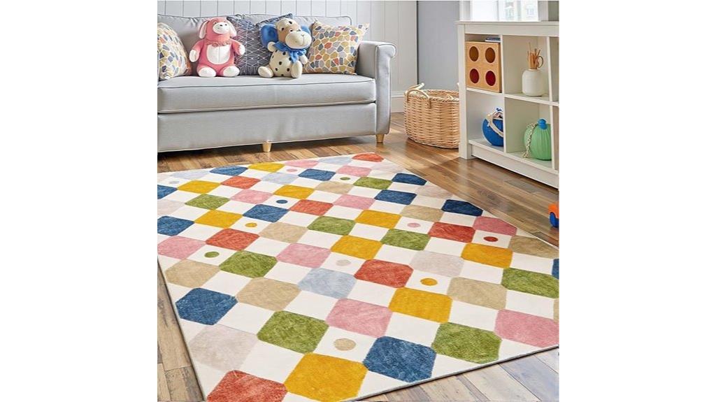 kids washable play rug