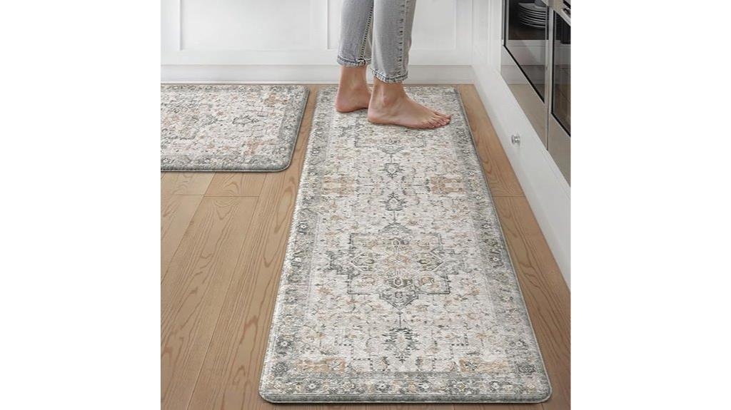 kitchen floor mat set
