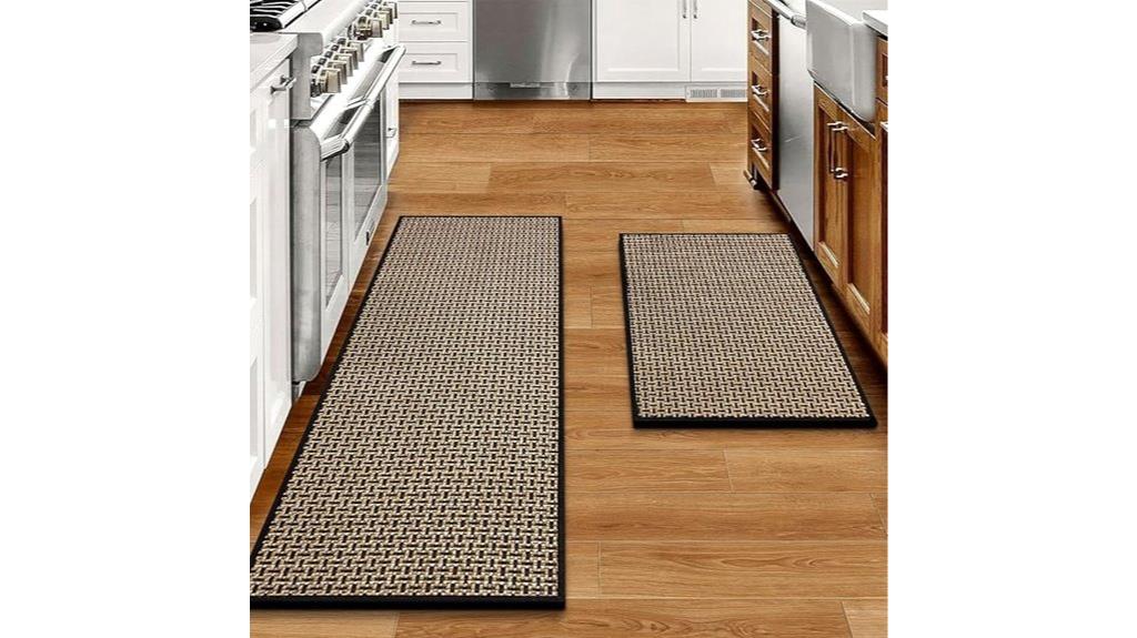 kitchen rug and mat set