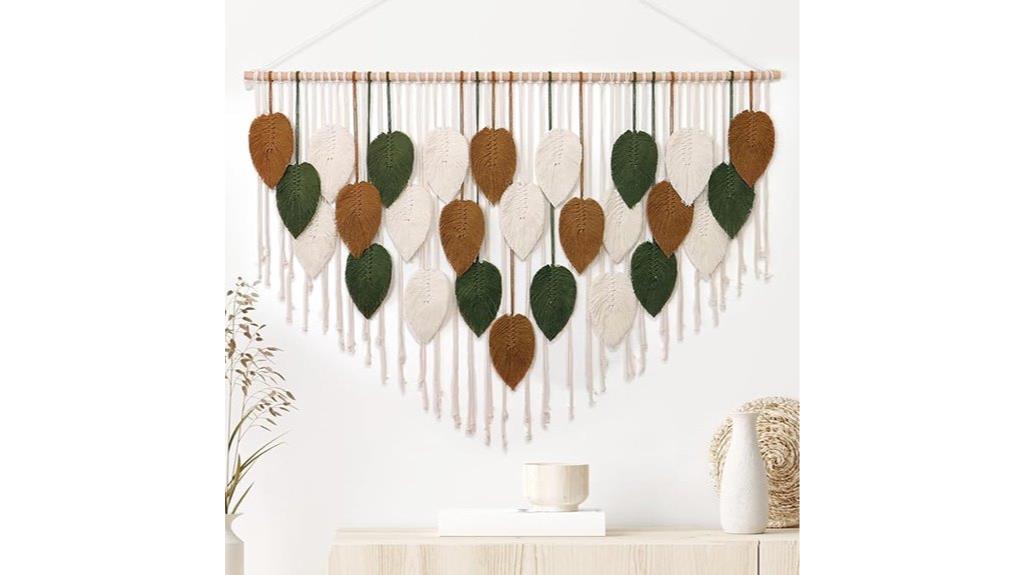 large boho macrame tapestry