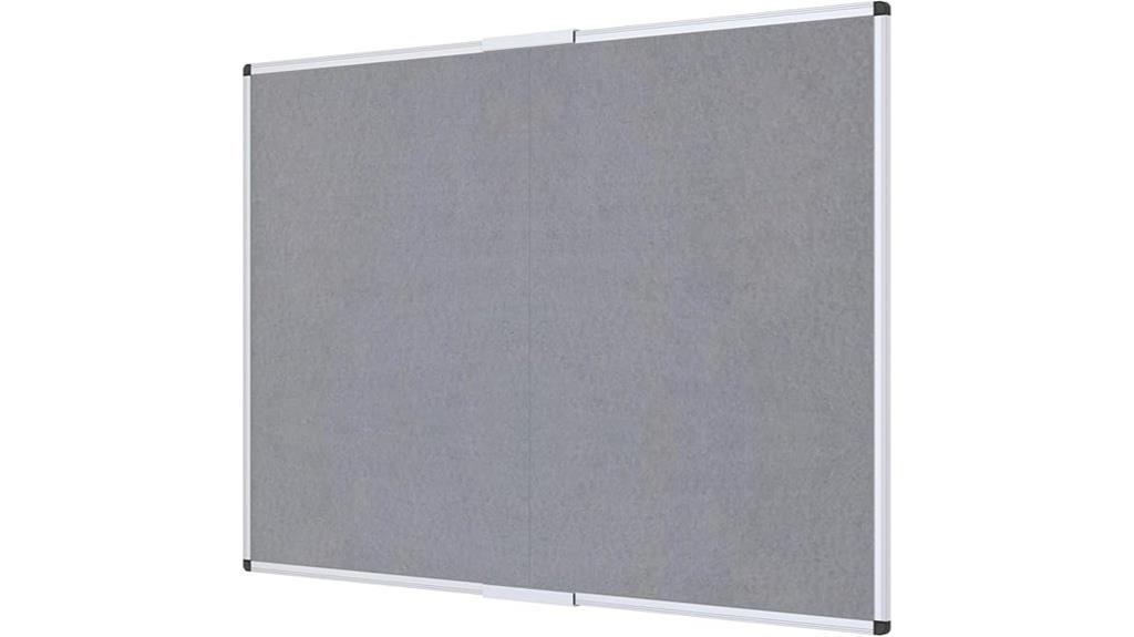 large fabric bulletin board