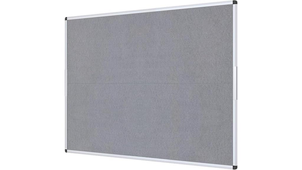 large foldable fabric notice board