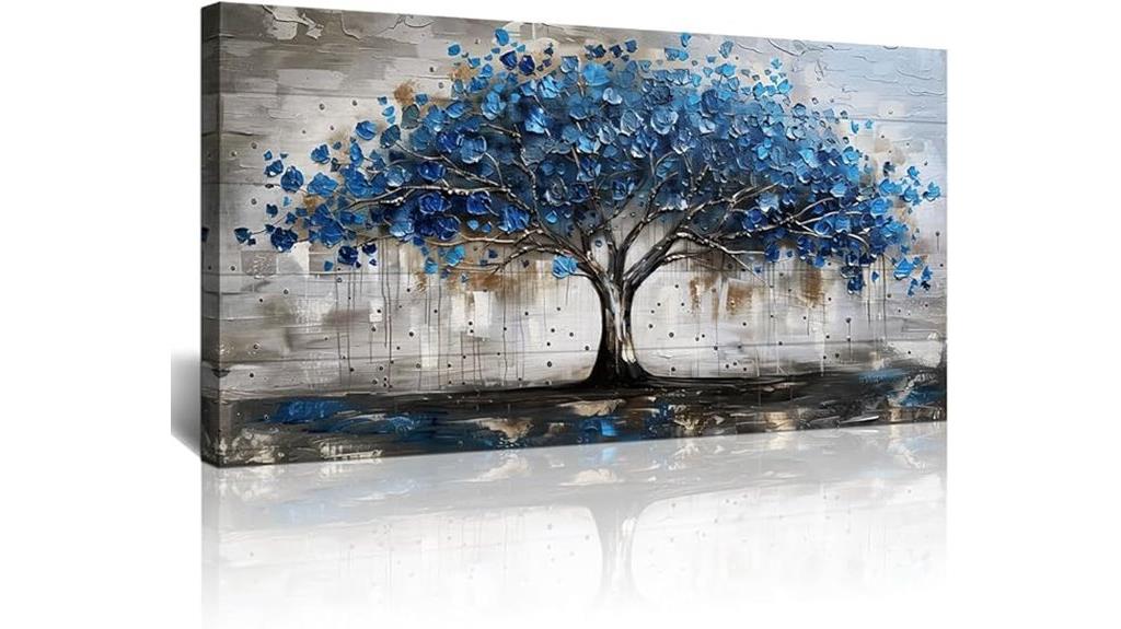 large framed landscape art