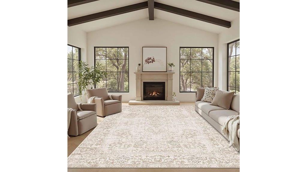 large washable vintage boho rugs