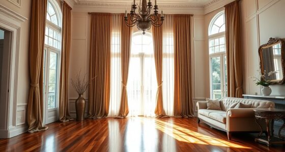 long elegant curtain options