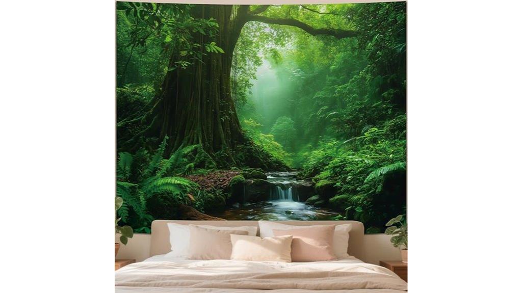lush forest bedroom decor