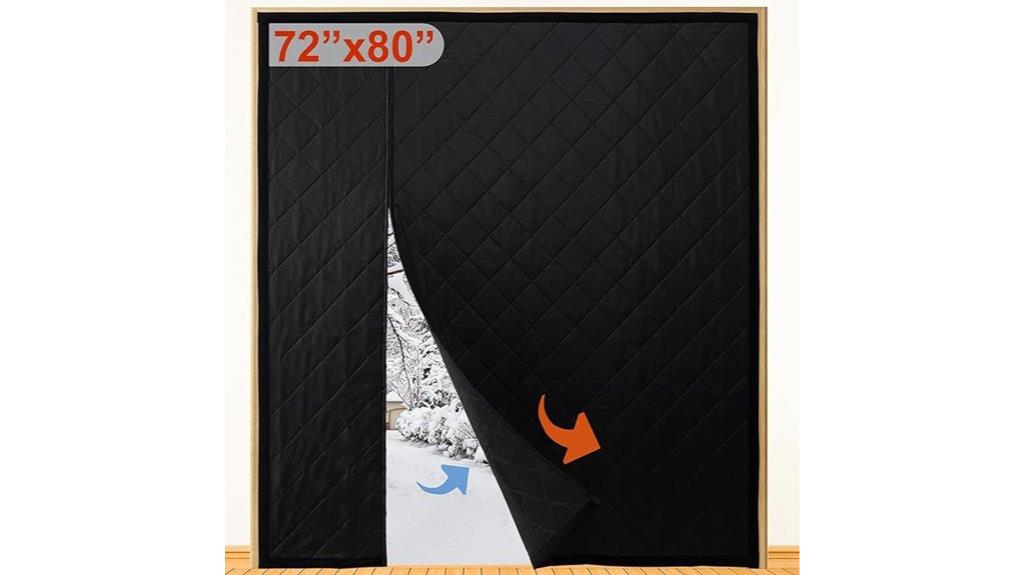 magnetic reversible insulated door