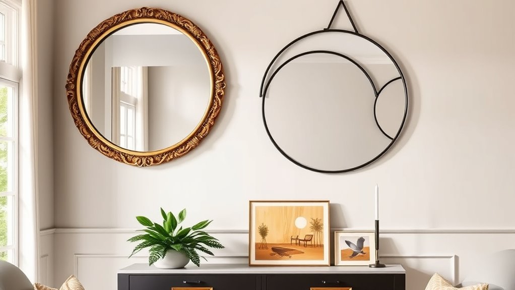 mirror size style clarity