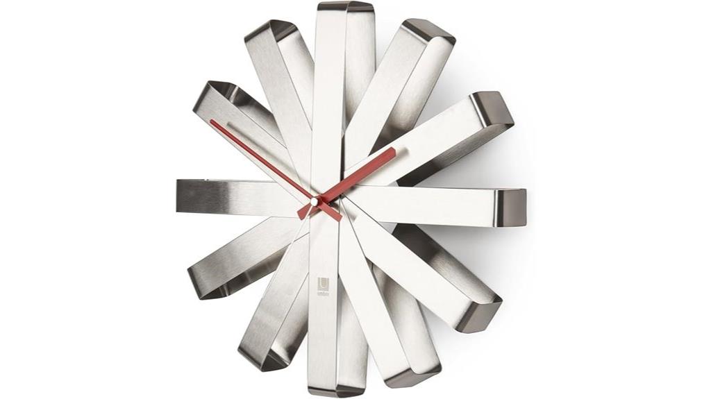 modern 12 inch wall clock