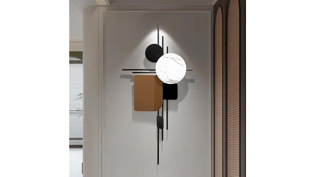 modern metal wall sculpture