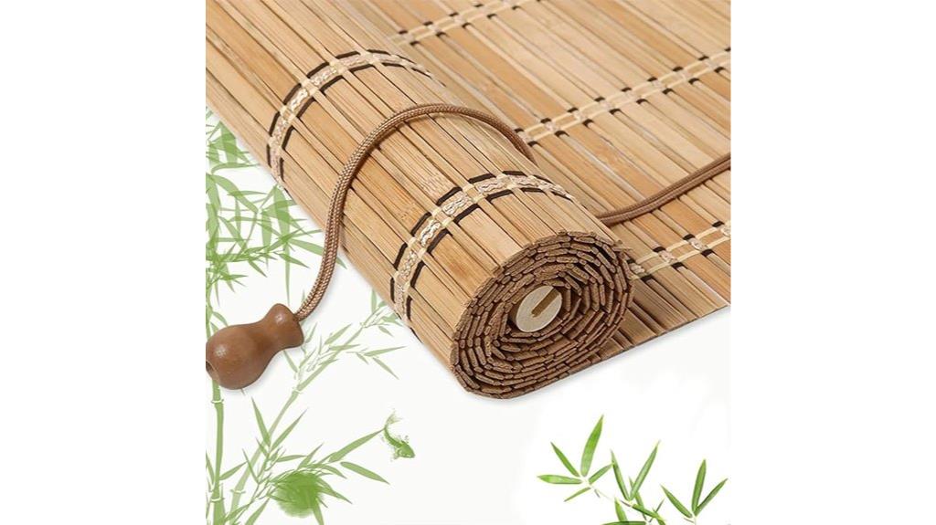 natural bamboo window coverings