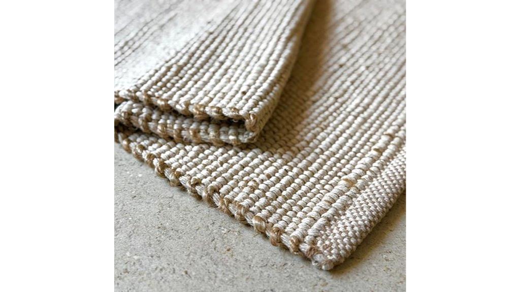 natural handwoven jute rug