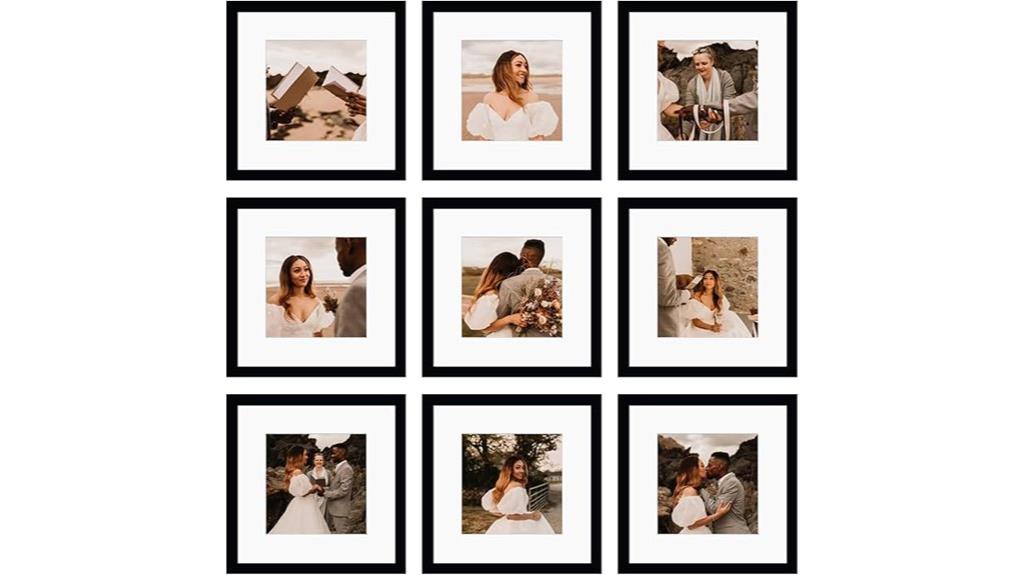 nine 12x12 frame set