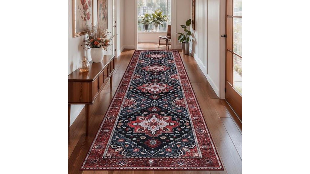 non slip hallway rug
