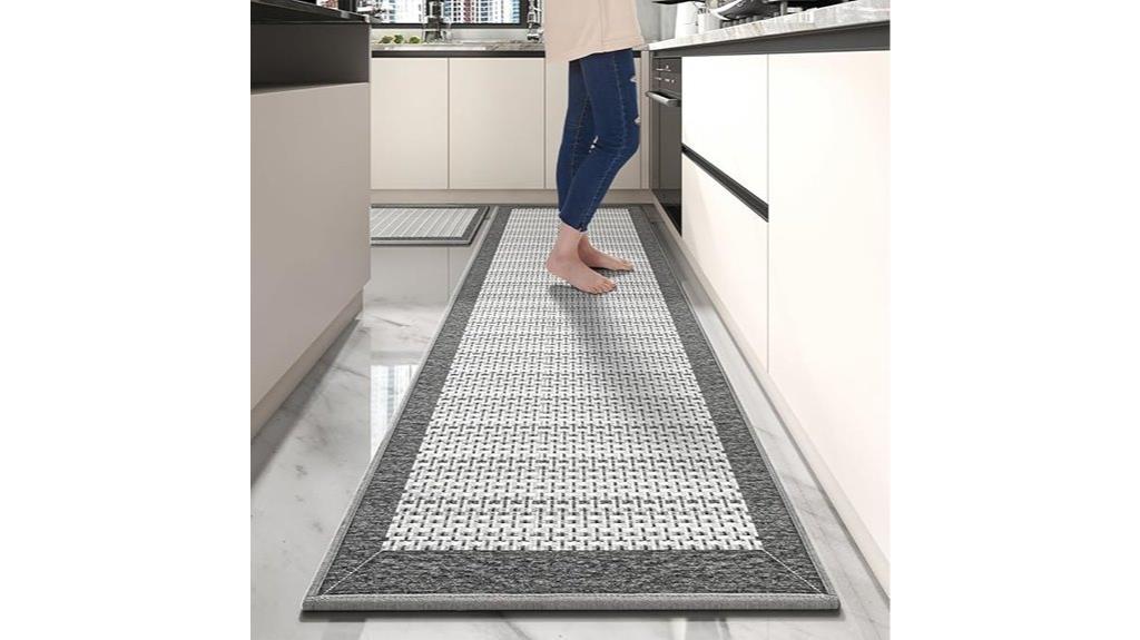 non slip kitchen rug set