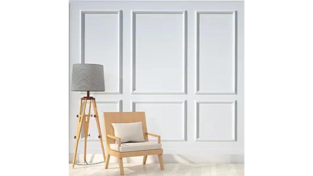 peel and stick wall molding