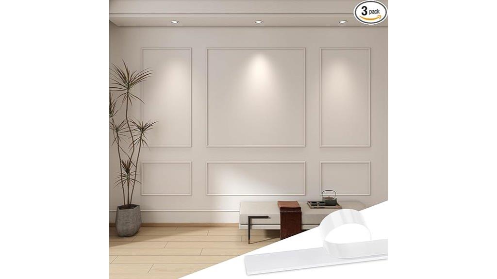 peel and stick wall molding