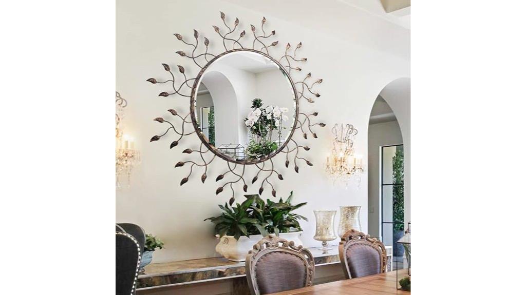 round wall mirror