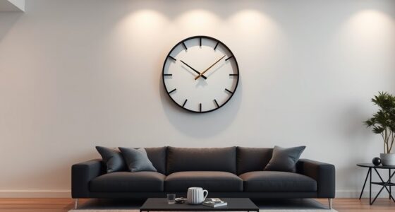 silent stylish modern clocks
