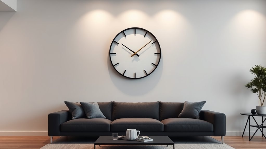 silent stylish modern clocks