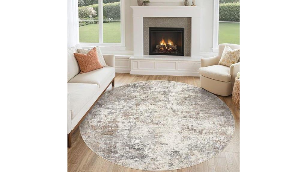 six foot round rug