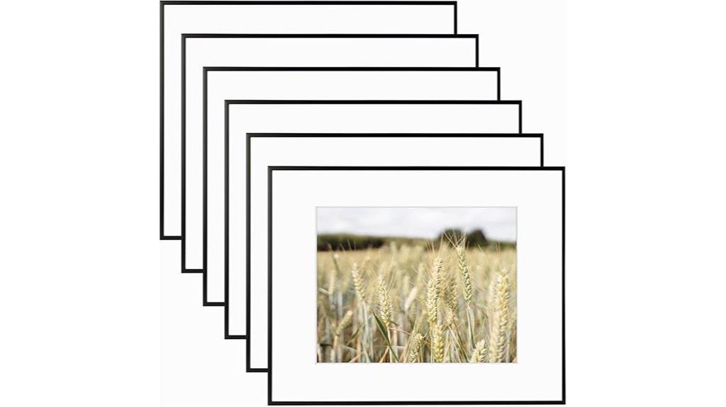 six frame art gallery set