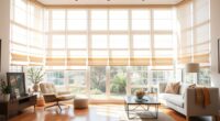 stylish light filtering sheer shades