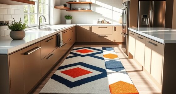 stylish washable kitchen rugs