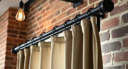 top durable industrial curtain rods