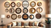 top round wall mirror picks