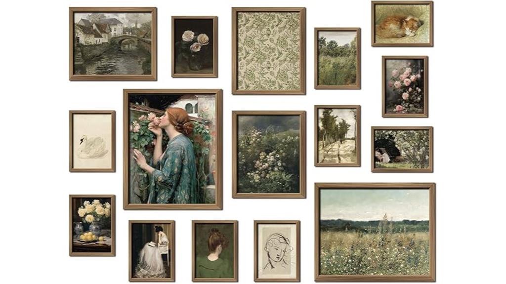 vintage wall art set