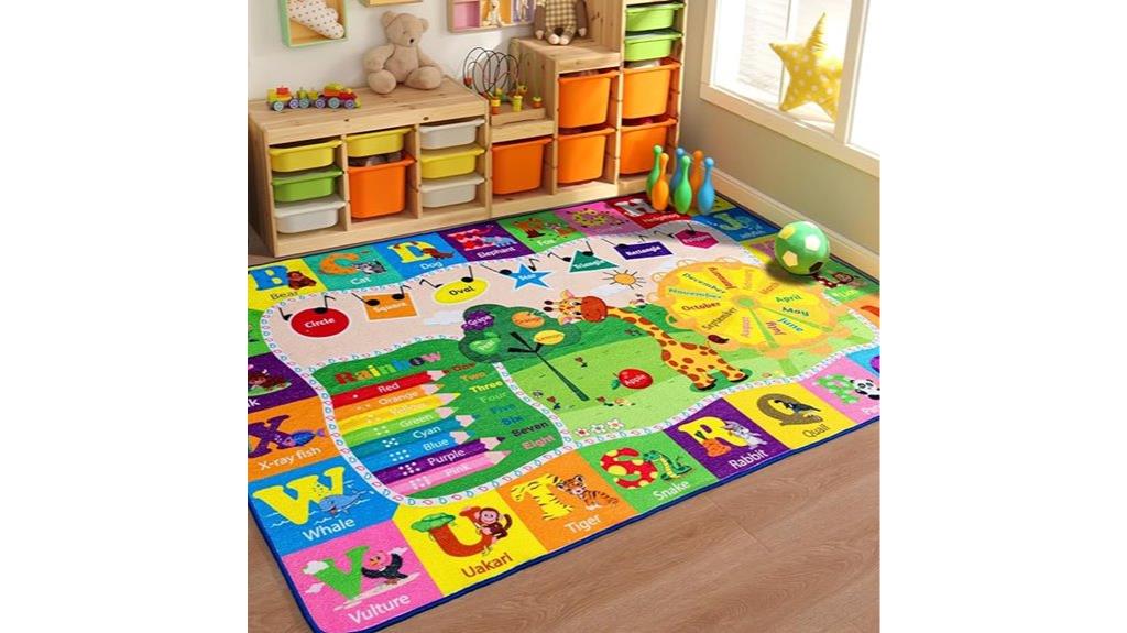 washable kids playroom rug