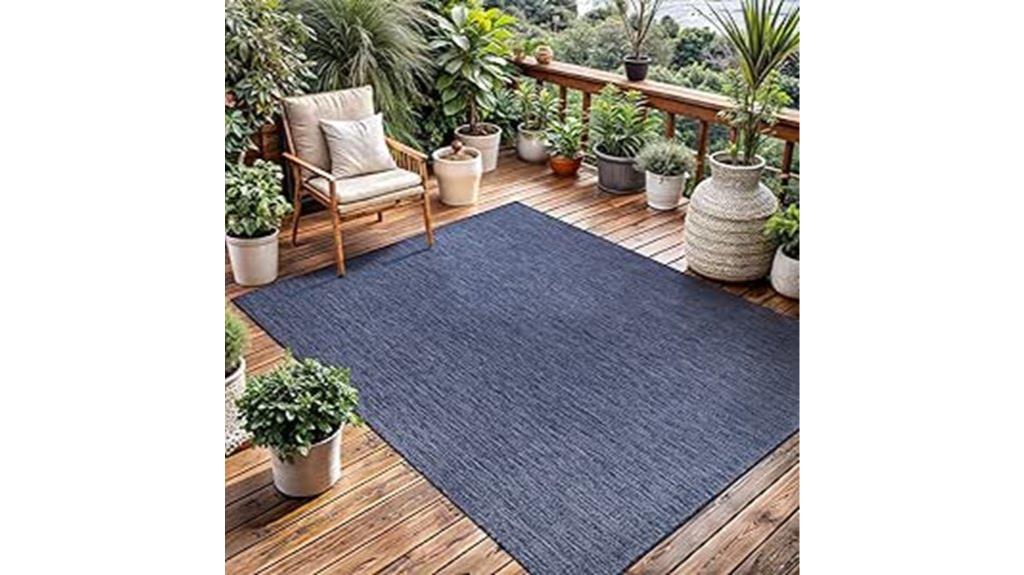 washable weather resistant rug