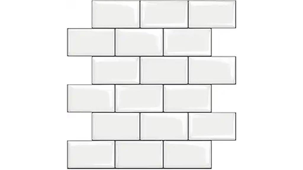 white subway tile backsplash