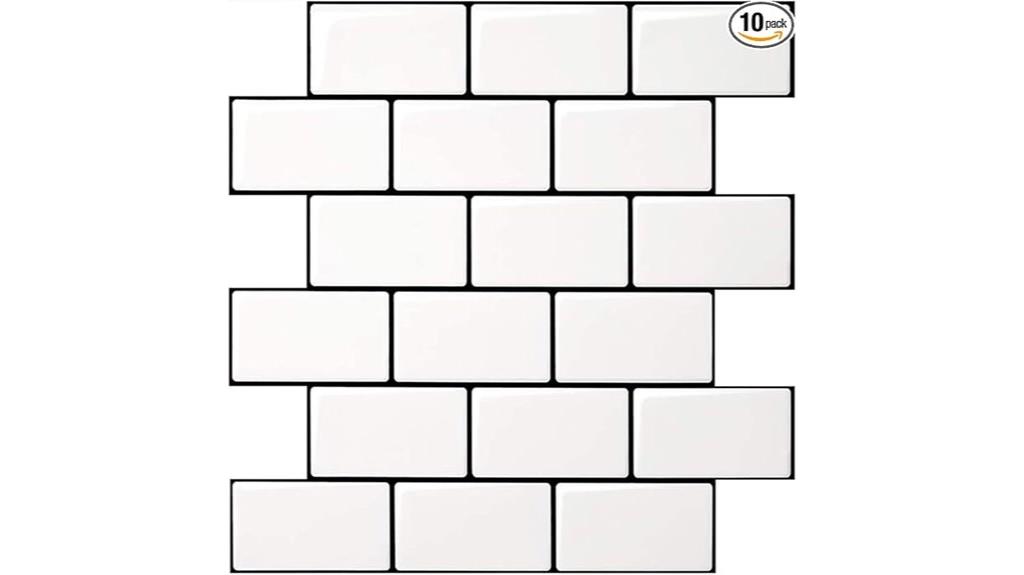 white subway tile backsplash