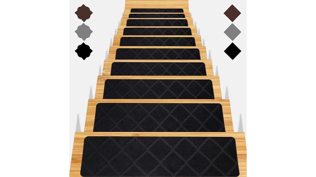 wooden step tread set