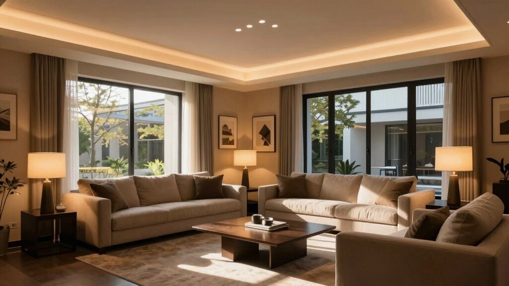 balanced natural and smart lighting