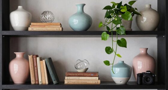 balanced shelf styling tips