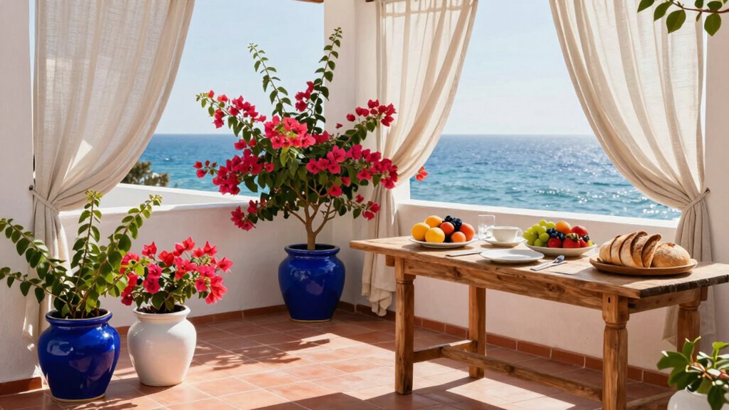 bright and relaxed mediterranean style