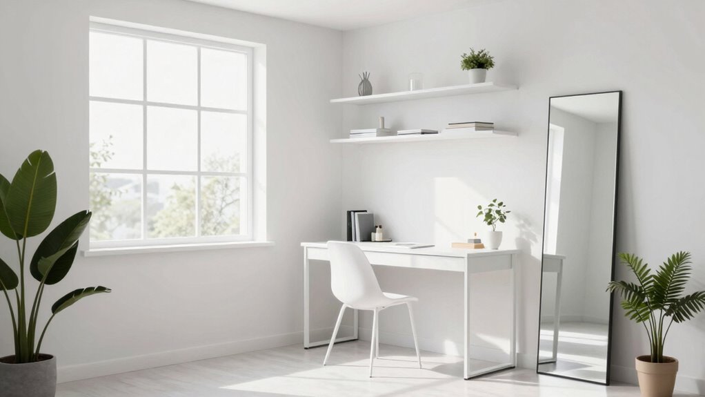 bright spacious organized workspace