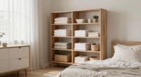 calm bedroom storage solutions
