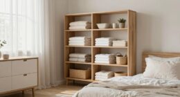 calm bedroom storage solutions