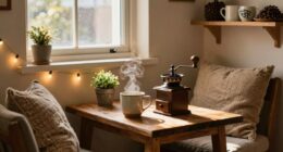 charming functional coffee nook