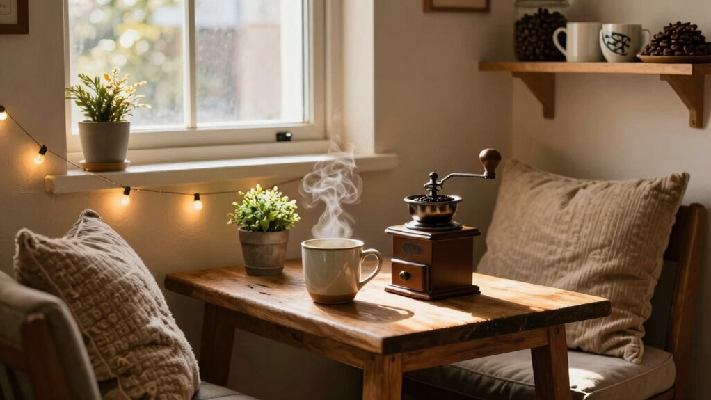 charming functional coffee nook